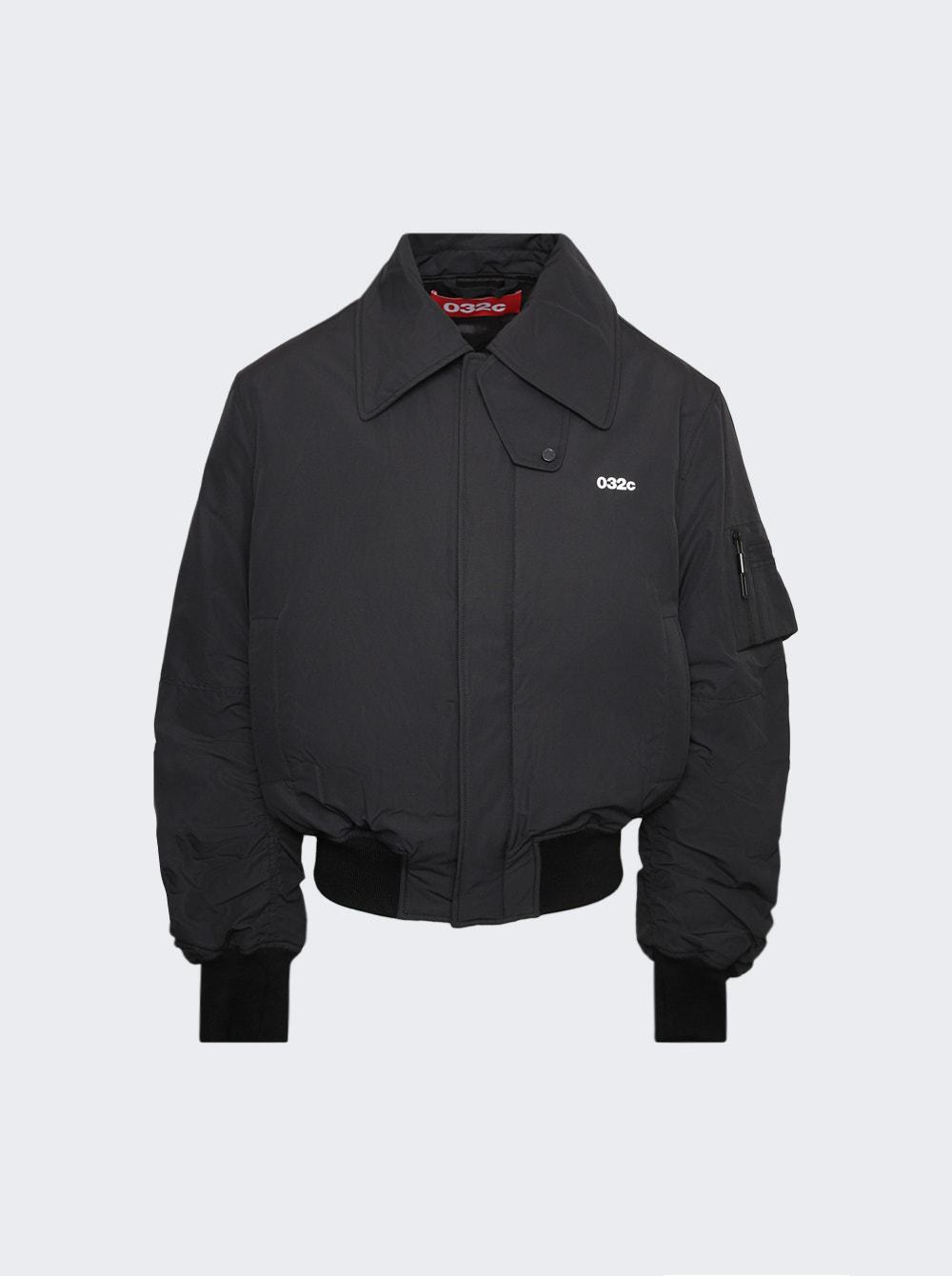 Classic Bomber Jacket Black by 032C