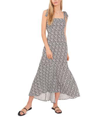 Women's Floral-Print Tie-Strap Cover-Up Maxi Dress by 1.STATE