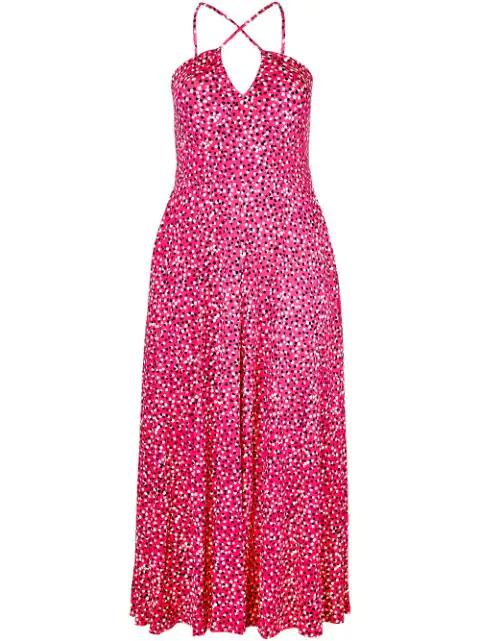 Gloria spotted maxi dress by 11 HONORE