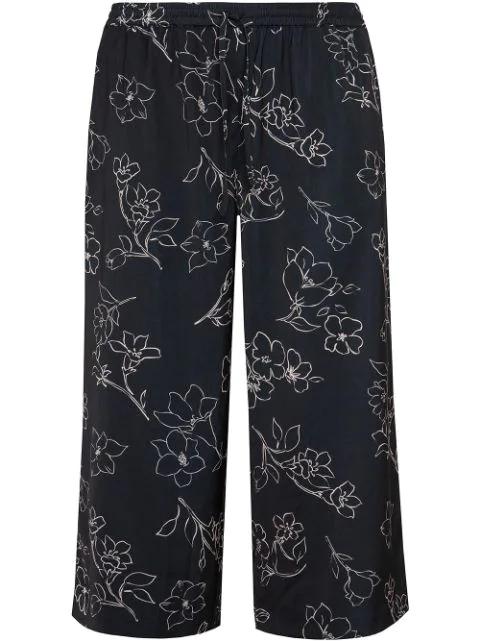 Raven floral-print culotte trousers by 11 HONORE