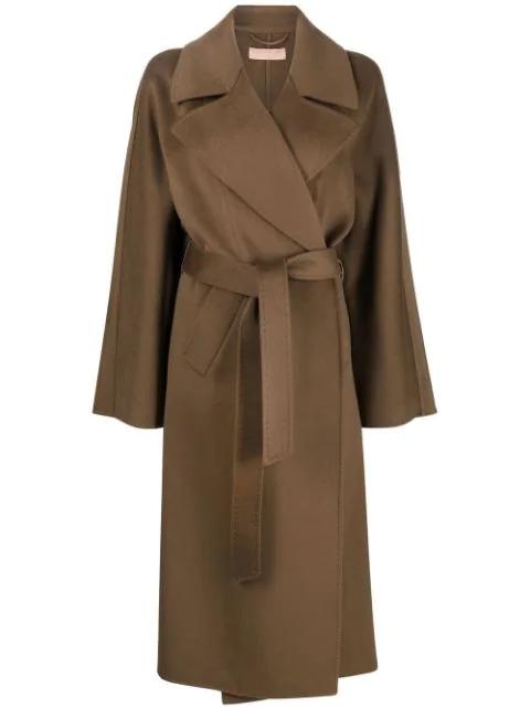 belted midi coat by 12 STOREEZ