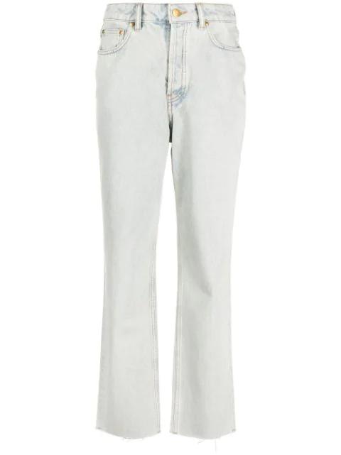 button-fly straight-leg jeans by 12 STOREEZ