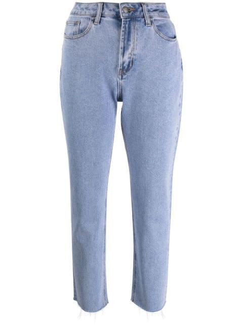 high-rise cropped jeans by 12 STOREEZ