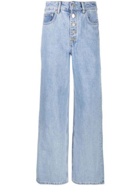 high-rise wide-leg jeans by 12 STOREEZ