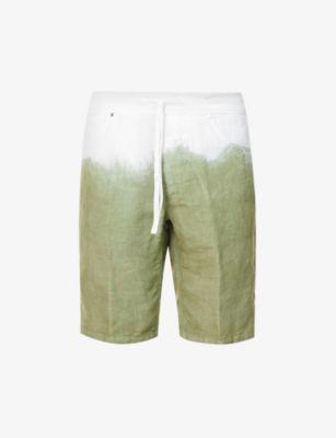Ombré relaxed linen shorts by 120% LINO