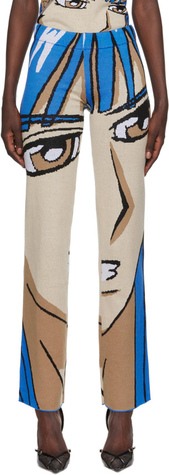 SSENSE Exclusive Blue Anime Lounge Pants by 1XBLUE