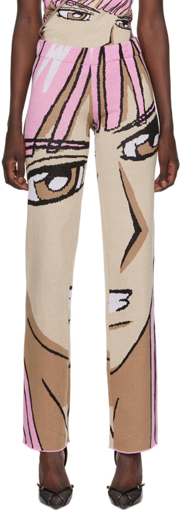 SSENSE Exclusive Pink Anime Lounge Pants by 1XBLUE