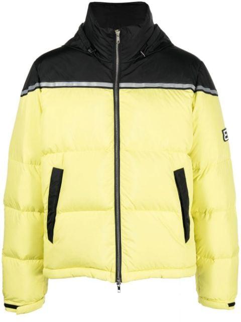 two-tone puffer jacket by 313
