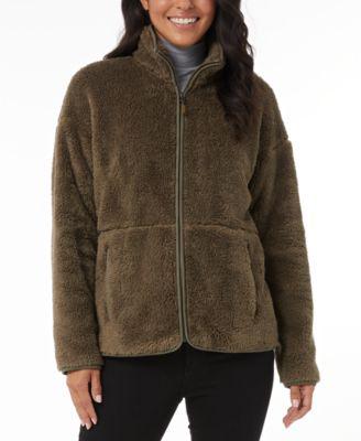 Women's Fleece Stand-Collar Zip Jacket by 32 DEGREES