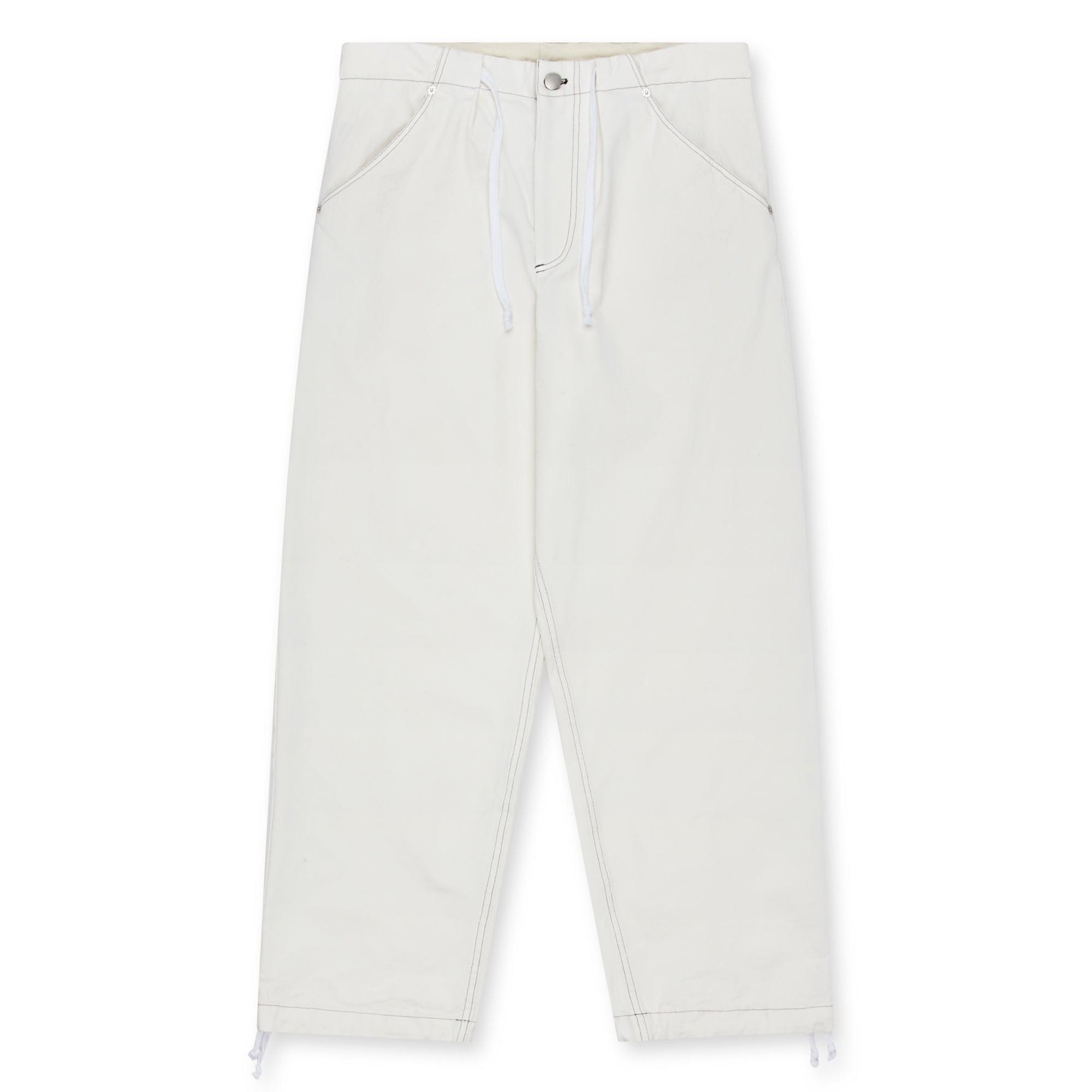 3MAN Men's Workwear Trousers (White) by 3MAN