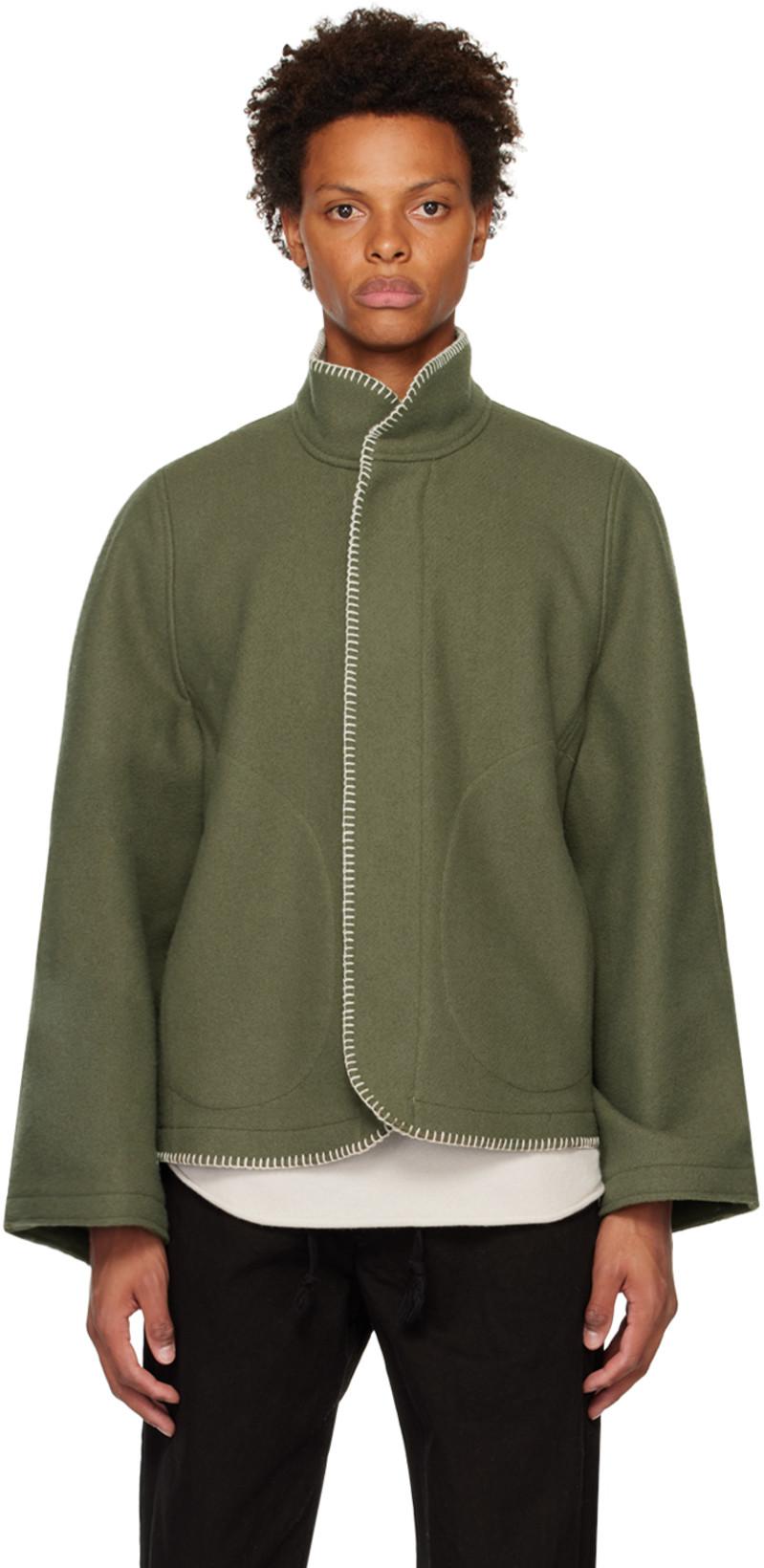 Green Blanket Jacket by 3MAN | jellibeans