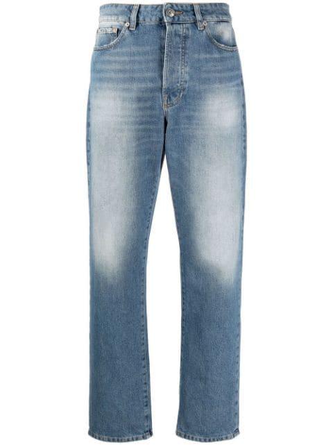 distressed straight-leg  jeans by 3X1