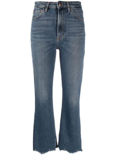 high-rise bootcut jeans by 3X1