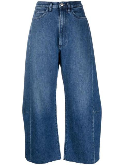 high-waisted wide-leg jeans by 3X1