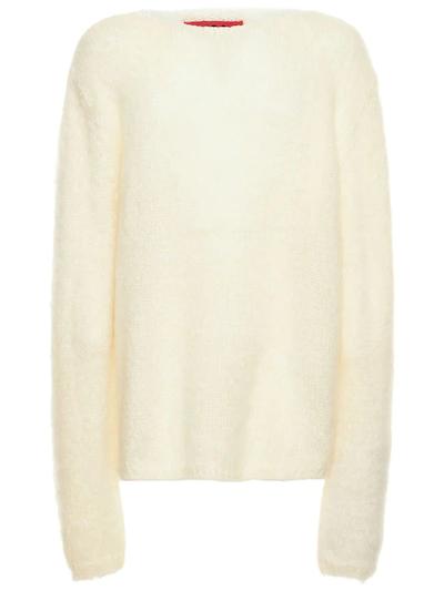 Mohair blend oversize knit sweater by 424