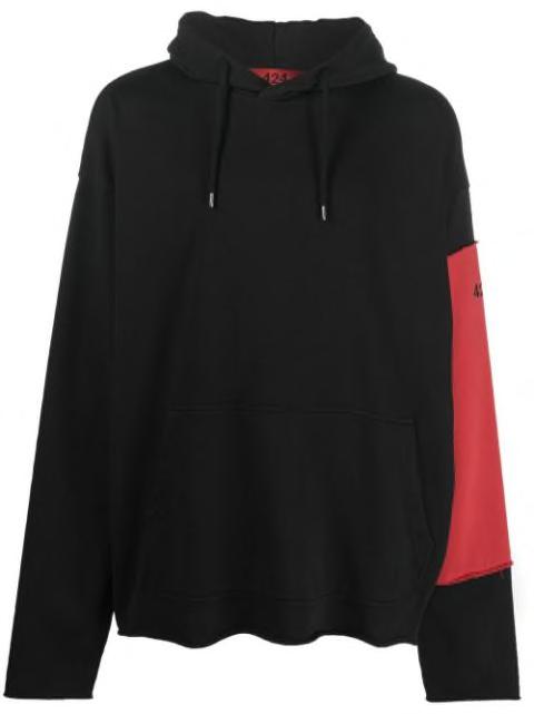 drawstring cotton hoodie by 424