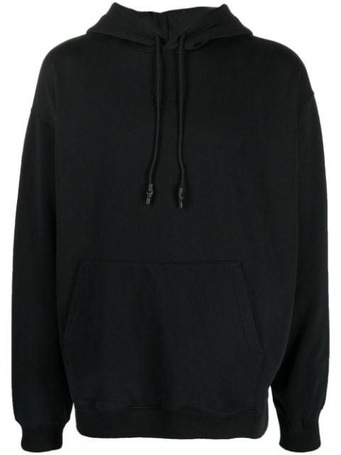 logo-print cotton hoodie by 44 LABEL GROUP