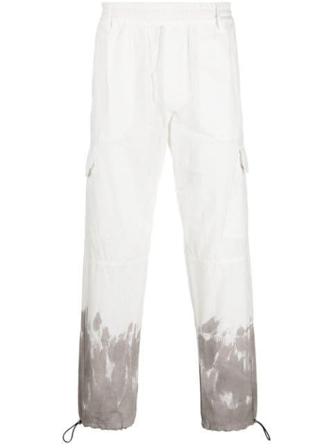 printed-cuff straight-leg trousers by 44 LABEL GROUP