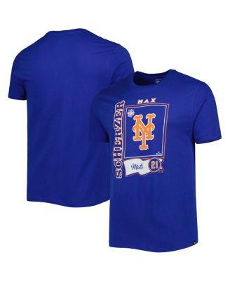 Men's '47 Max Scherzer Royal New York Mets Super Rival Player T-shirt by '47 BRAND
