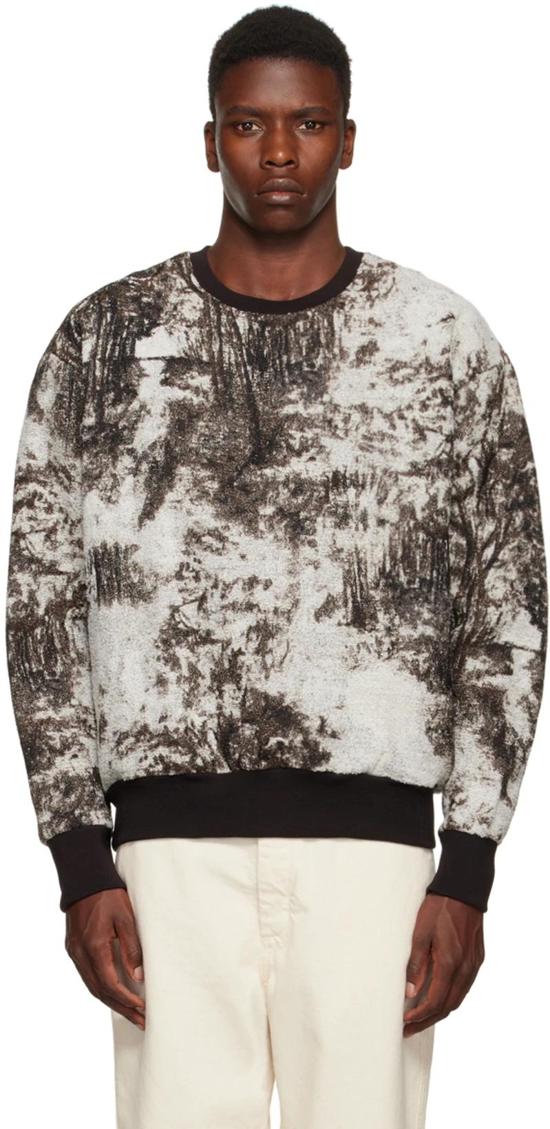 Off-White Patterned Sweatshirt by 4SDESIGNS