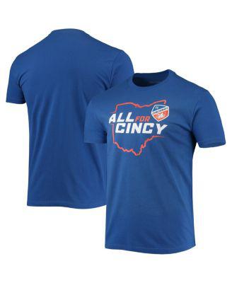 Men's Blue FC Cincinnati All For Cincy T-shirt by 500 LEVEL