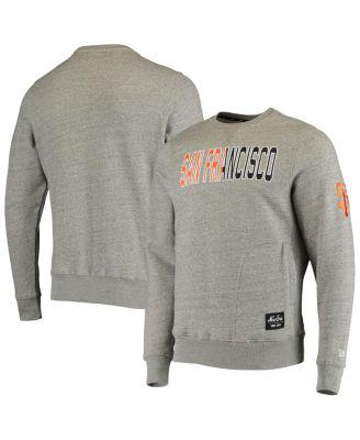 Men's By New Era Heather Gray San Francisco Giants French Loop Sweatshirt by 5TH&OCEAN
