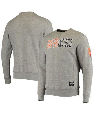 Men's by New Era Heathered Gray San Francisco Giants French Loop Sweatshirt by 5TH&OCEAN