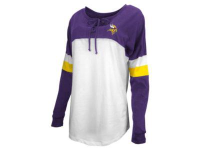 Minnesota Vikings Women's Lace Up Long Sleeve T-Shirt by 5TH&OCEAN