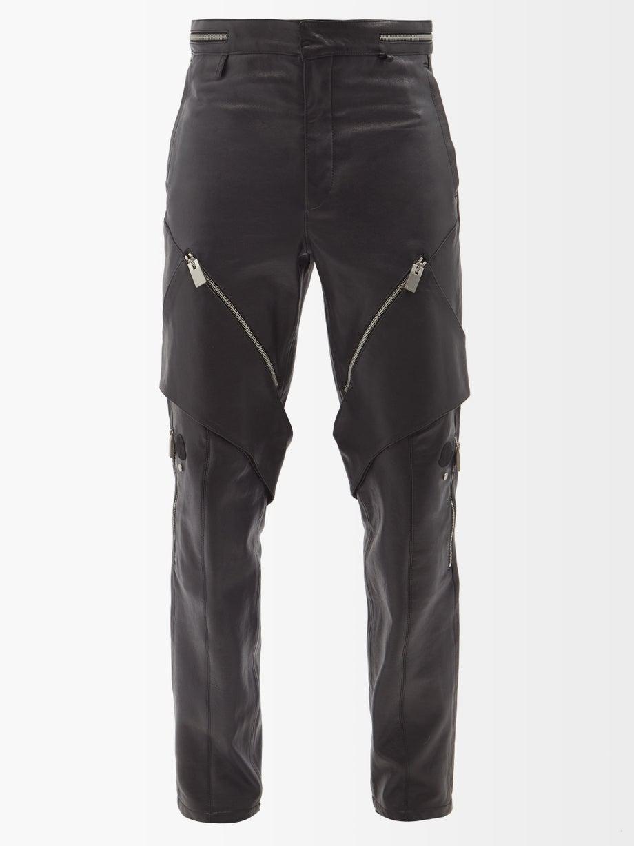 Zipped leather trousers by 6 MONCLER 1017 ALYX 9SM