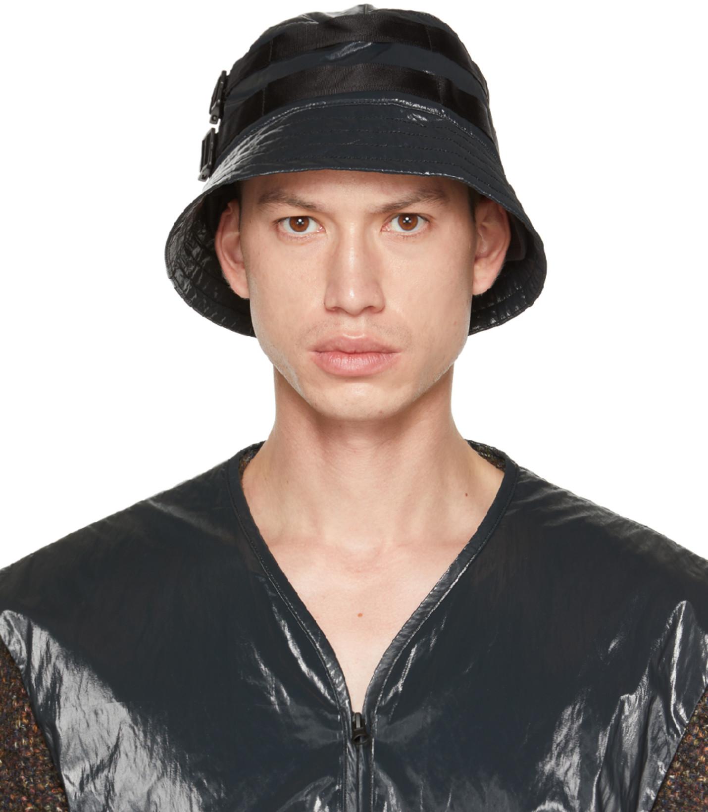 Navy Coated Bucket Hat by A. A. SPECTRUM