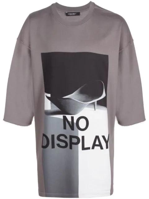 No Display oversize T-shirt by A-COLD-WALL*