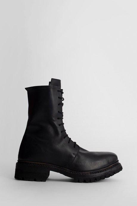 A Diciannoveventitre Men'S Black Leather Boots With Vibram Sole by A DICIANNOVEVENTITRE