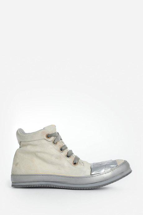 Grey High-Top Sneakers by A DICIANNOVEVENTITRE