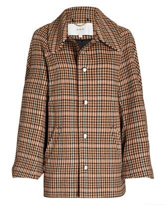 Lincoln Plaid Wool-Blend Coat by A.L.C.