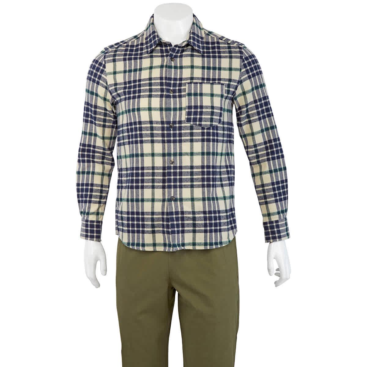 apc john checked overshirt