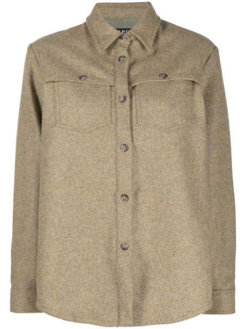 button-up shirt jacket by A.P.C.