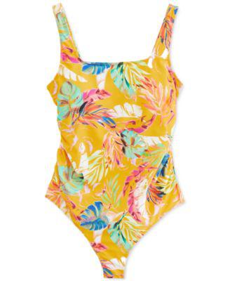 Square Neck Classic Maternity One-Piece Swimsuit by A PEA IN THE POD