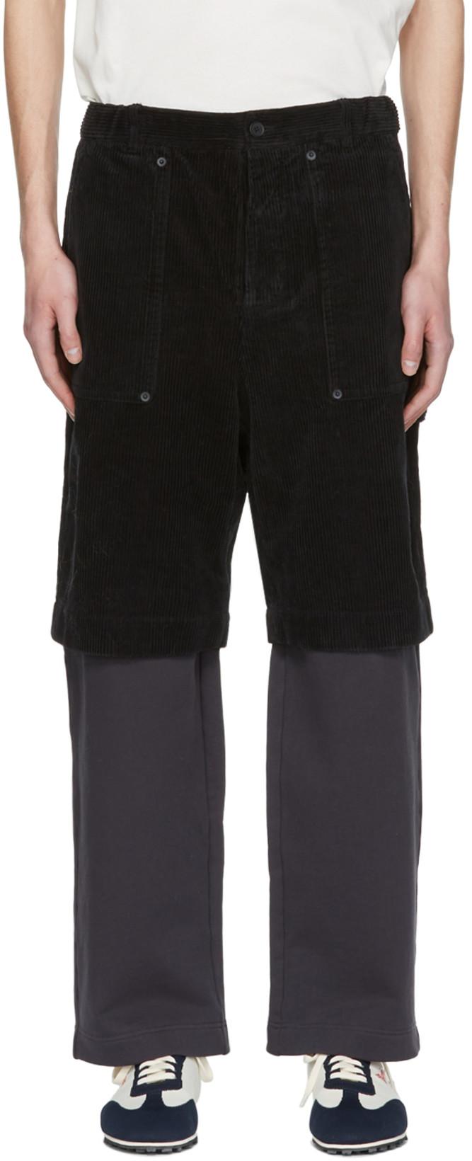 Black Cotton Trousers by A PERSONAL NOTE 73