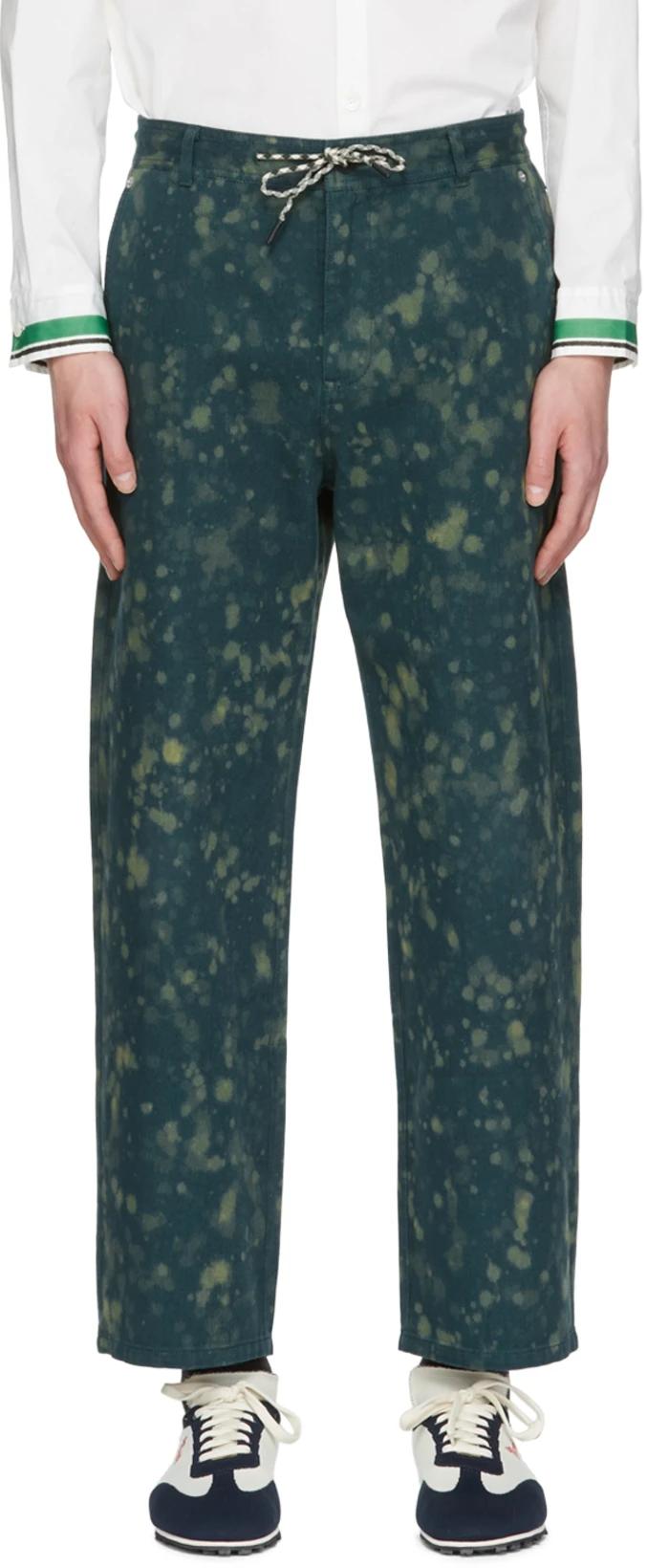Green Tie-Dye Jeans by A PERSONAL NOTE 73