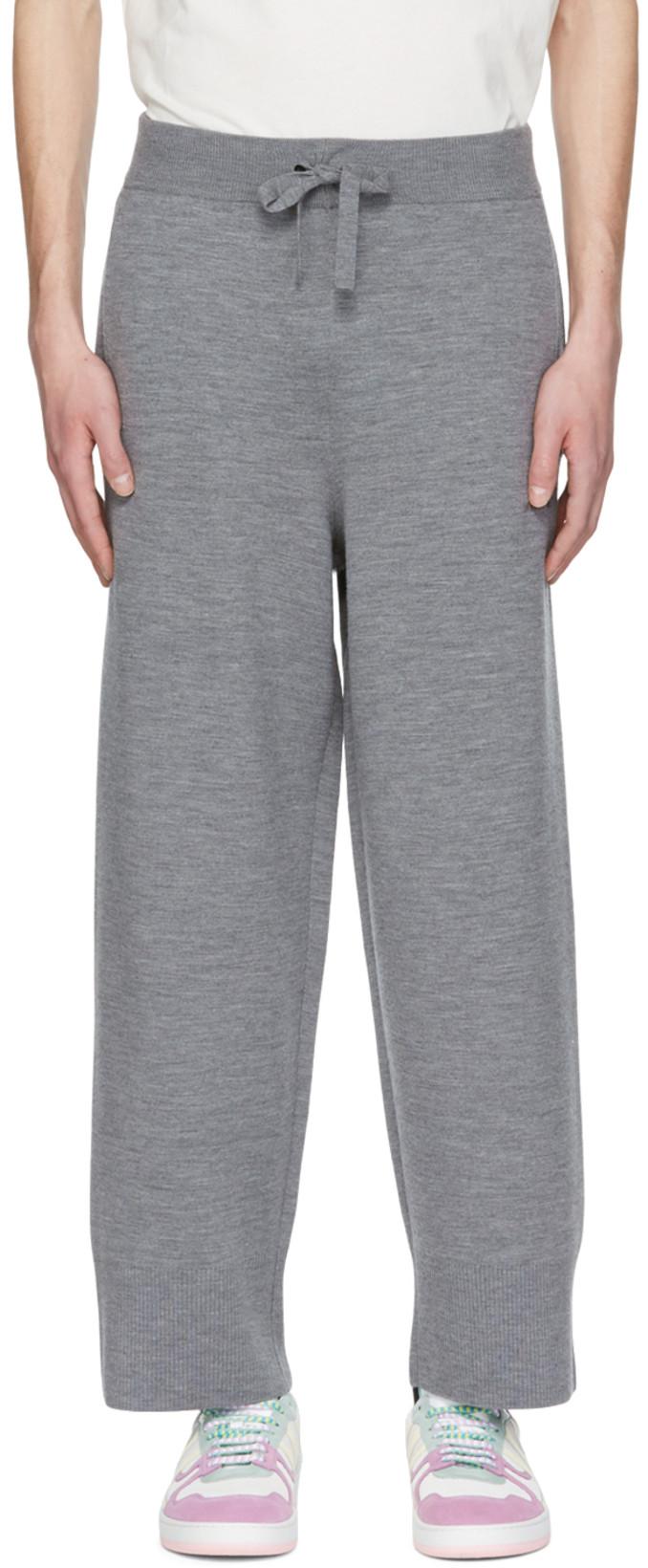 Grey Wool Lounge Pants by A PERSONAL NOTE 73