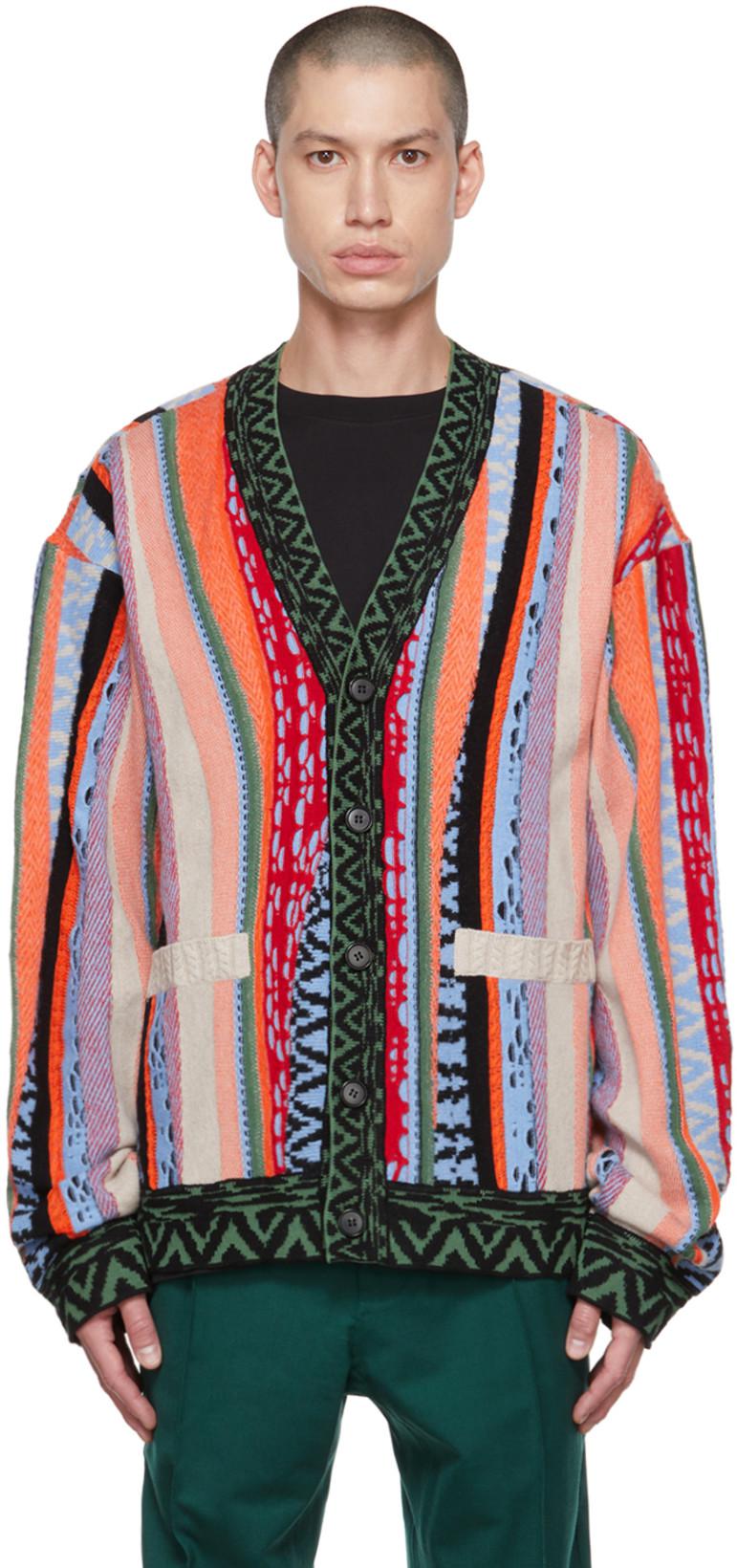 Multicolor Stripe Cardigan by A PERSONAL NOTE 73