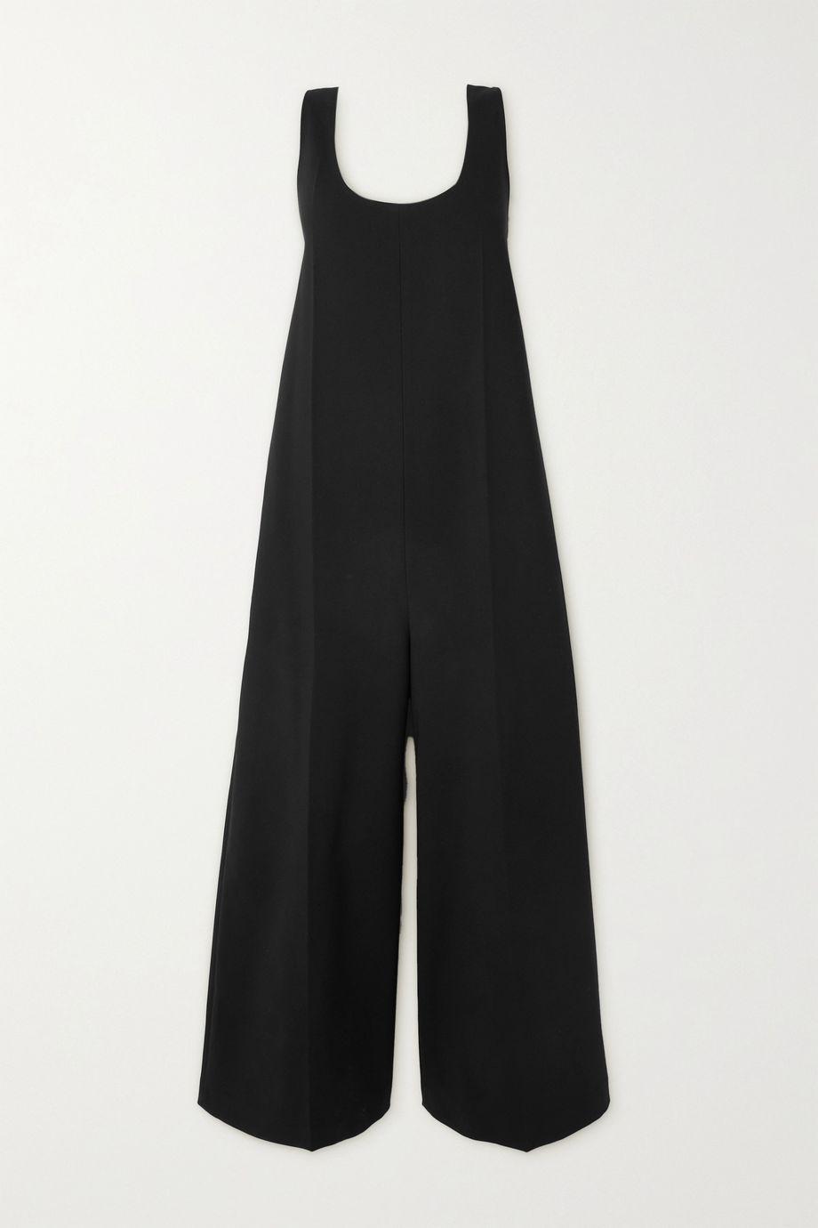 Pleated crepe jumpsuit by A.W.A.K.E MODE