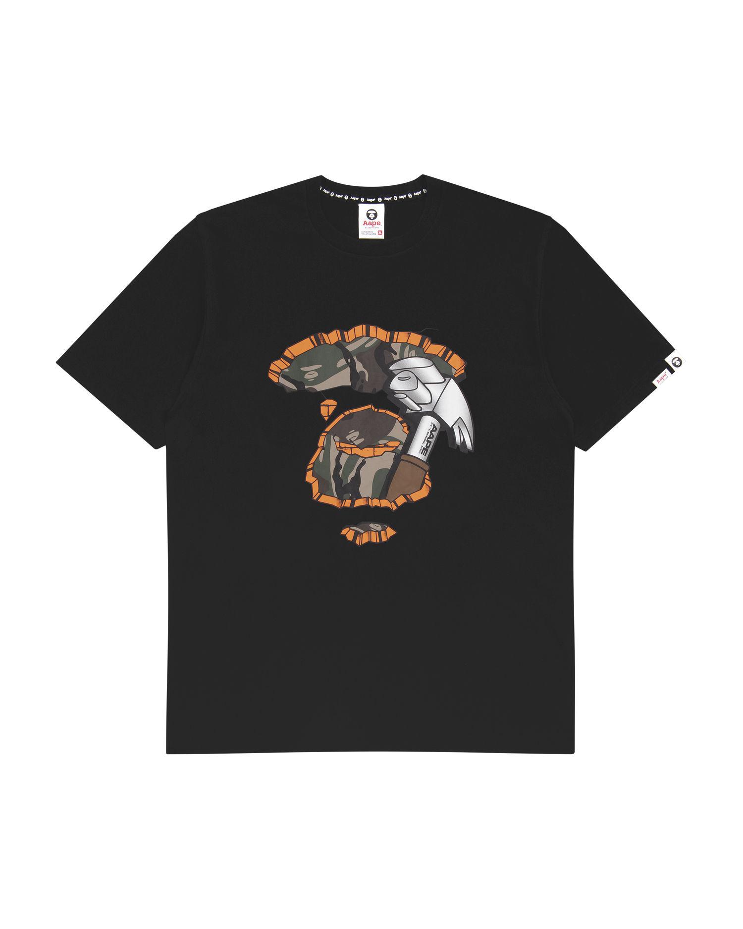 Moonface hammer graphic tee by AAPE