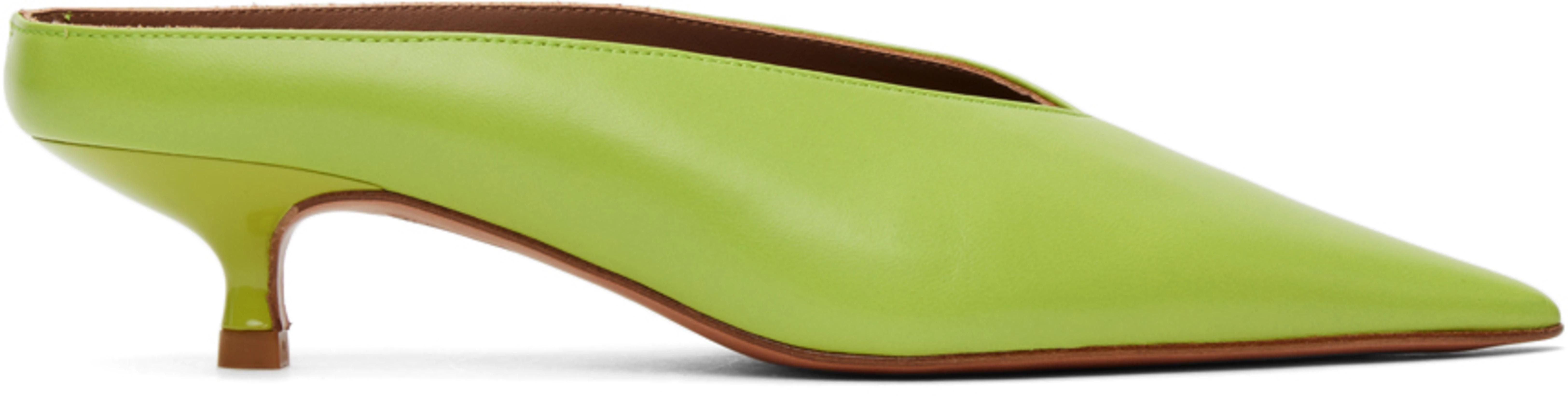 SSENSE Exclusive Green Concorde Mules by ABRA