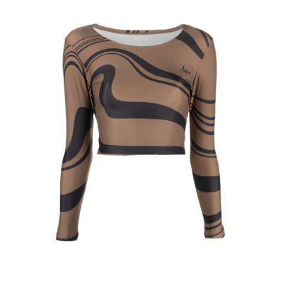 Brown Poppler Rash Guard Top by ABYSSE