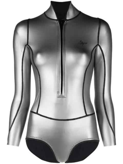 Lotte metallic surf suit by ABYSSE