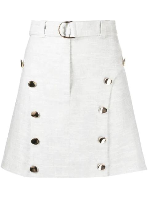 Baldwin double-breasted mini skirt by ACLER