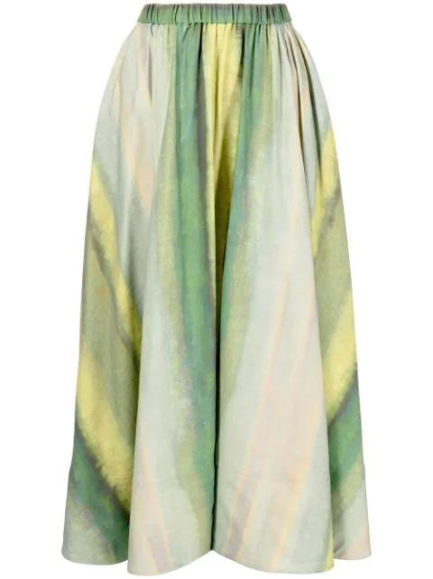 Cumberland striped maxi skirt by ACLER