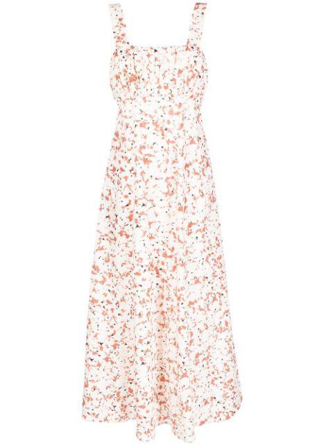 Hyde floral-print midi dress by ACLER