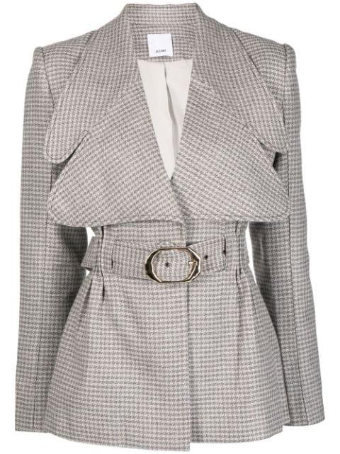 Pacific houndstooth-pattern jacket by ACLER